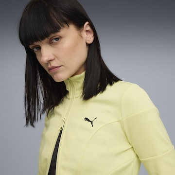 PUMA Sportsweatjacke 'Dare To' in Gelb