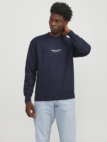 JACK & JONES Свитшот 'JORVesterbro' в Синий: спереди