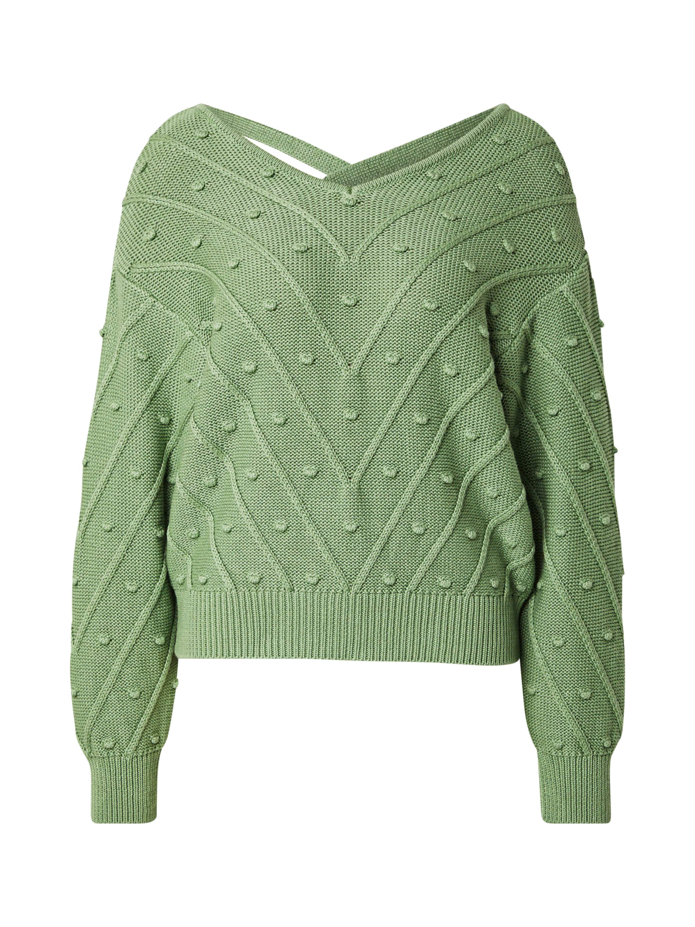 žalia ABOUT YOU Megztinis 'Hermine': priekis