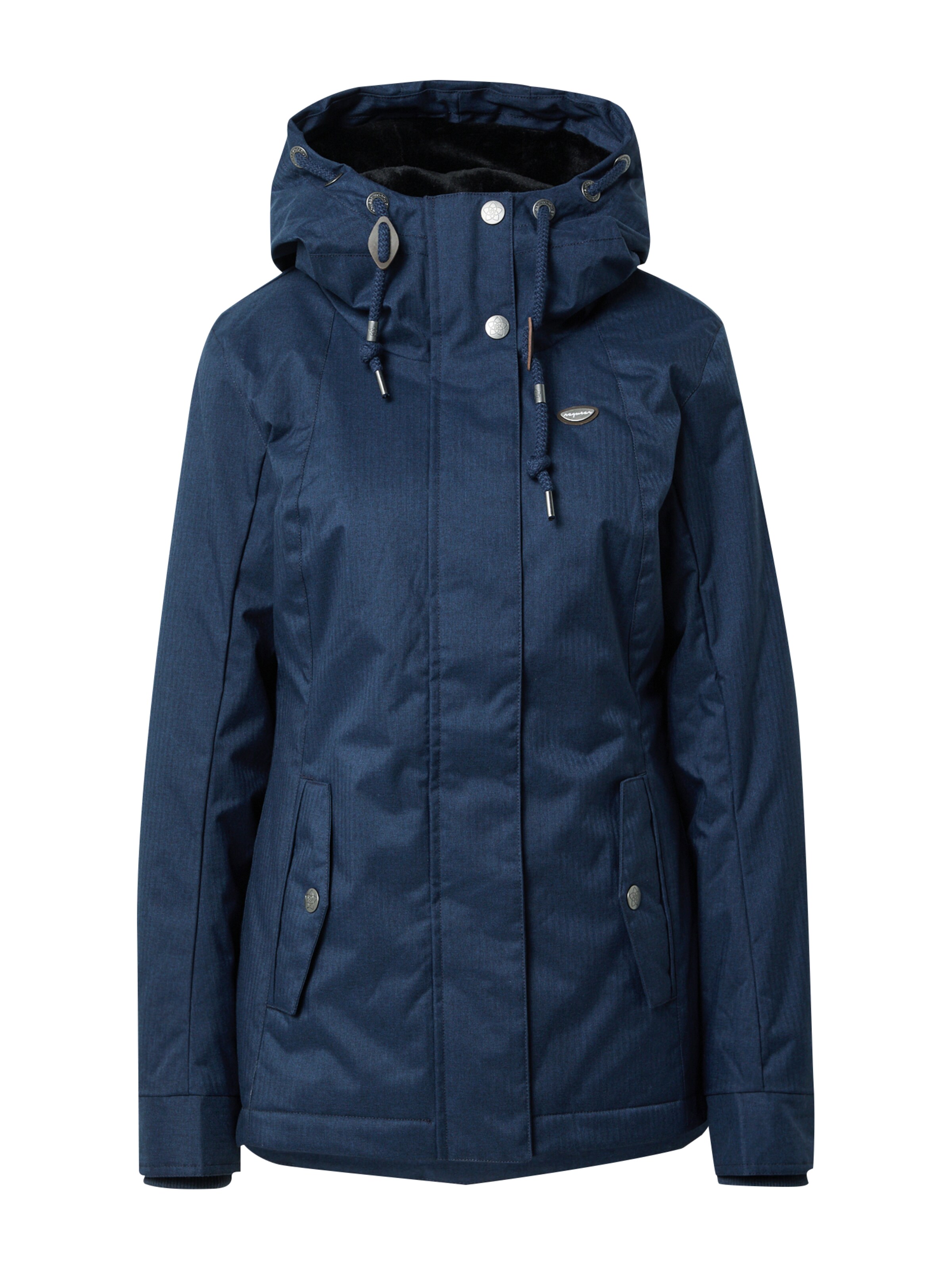 Ragwear Átmeneti parka 'Monadde' - kék: elől