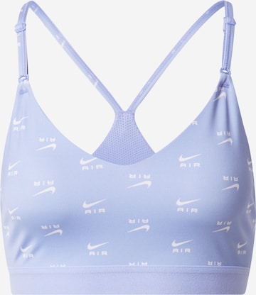 Soutien-gorge de sport NIKE en violet : devant