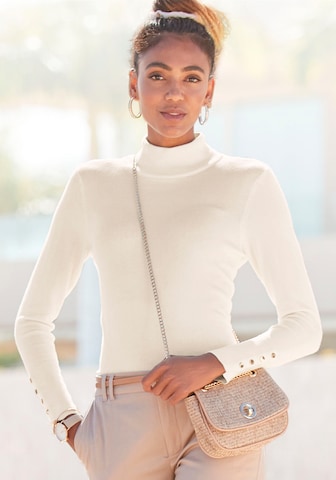 Pull-over LASCANA en blanc