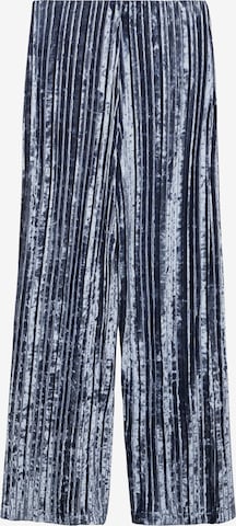 MANGO Wide leg Broek 'XGOGO' in Blauw: voorkant