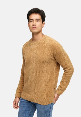 INDICODE JEANS Trui 'INOlio' in Beige