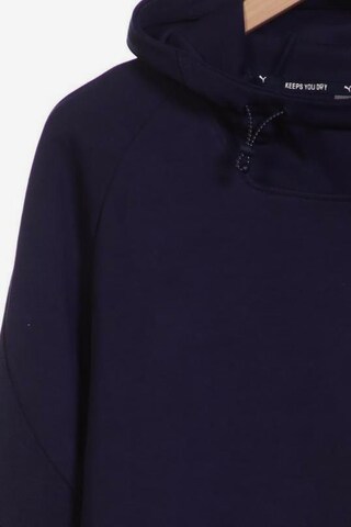 PUMA Sweatshirt & Zip-Up Hoodie in XL in Blue