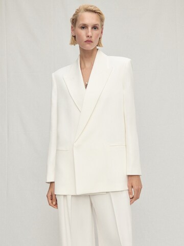 MANGO Blazer 'MISSORI' i hvid: forside