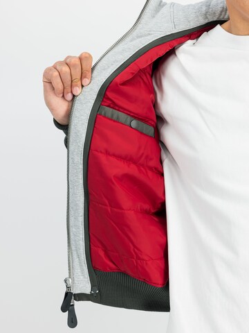 ALPHA INDUSTRIES Übergangsjacke 'MA-1 D-Tec' in Grau