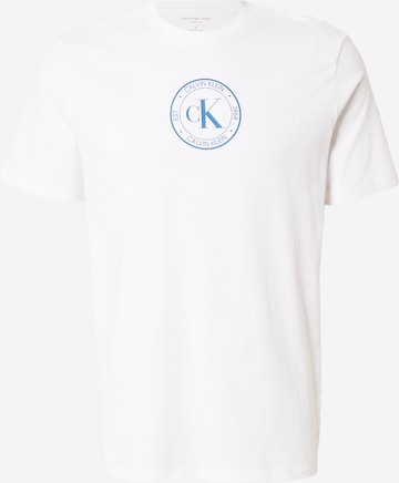 Maglietta di Calvin Klein Jeans in bianco: frontale