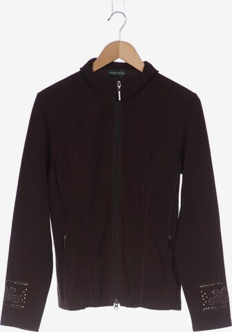 Golfino Sweatshirt & Zip-Up Hoodie in XL in Brown: front