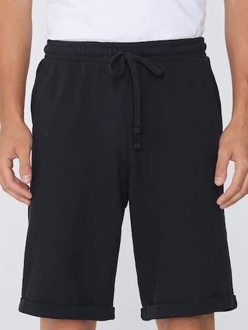 Tezenis Regular Pants in Black: front