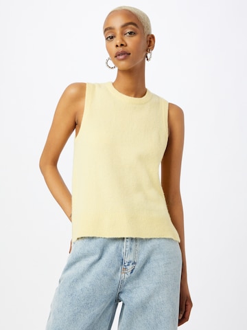 MSCH COPENHAGEN Sweater 'Zenie' in Yellow: front