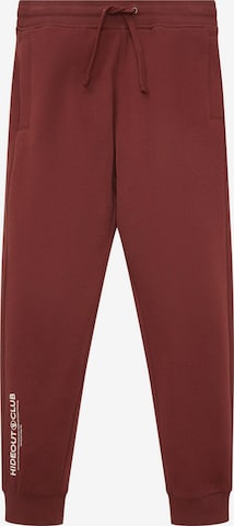 TOM TAILOR Broek in Rood: voorkant