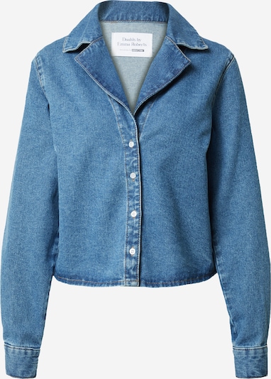 Daahls by Emma Roberts exclusively for ABOUT YOU Bluse 'Caroline' in blue denim, Produktansicht