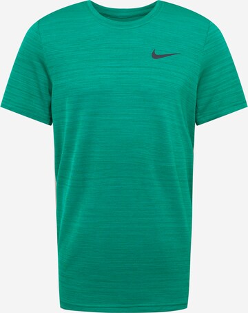 NIKE Performance Shirt 'Superset' in Green: front