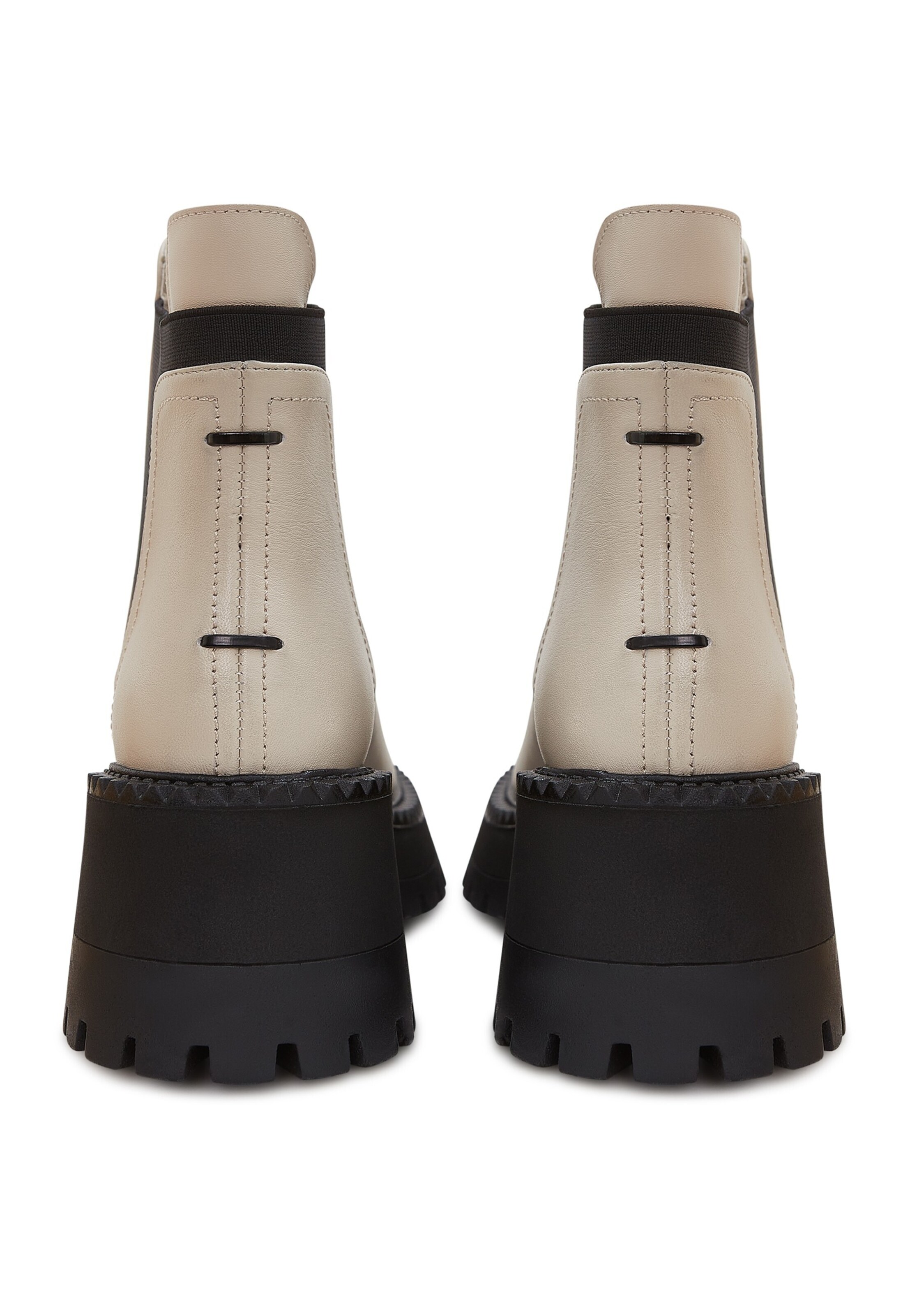 CESARE GASPARI Chelsea Boots in Beige