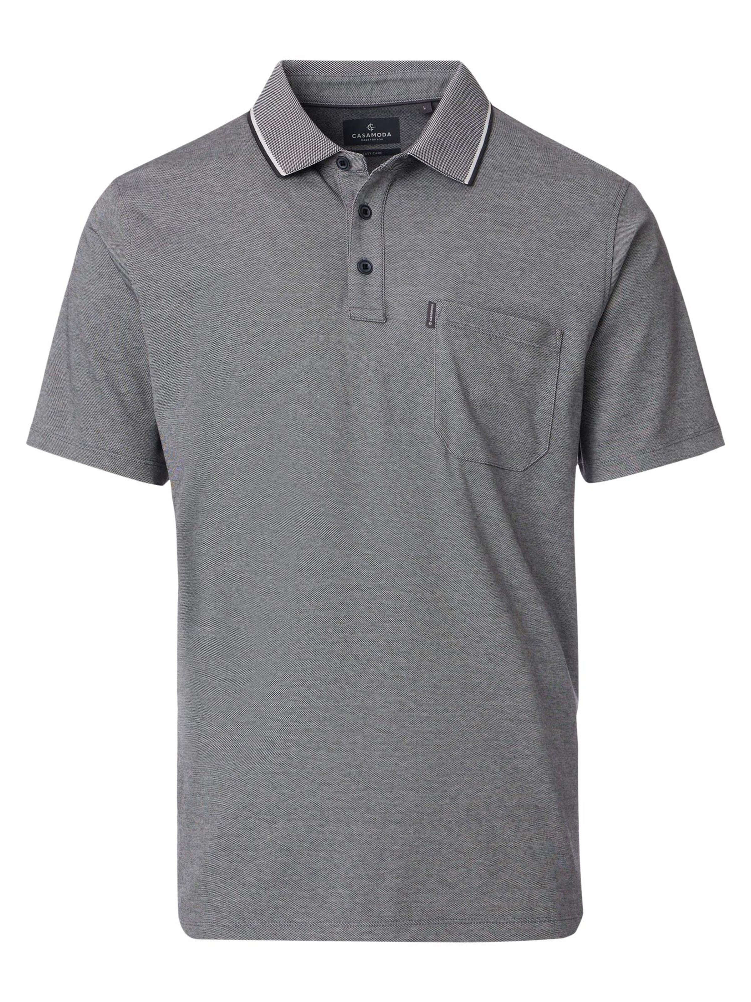 CASA MODA Shirt 'Basic'‌‌‌‌‌ in Grau: Vorderseite