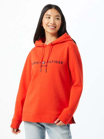 TOMMY HILFIGER Sweatshirt in Oranje: voorkant