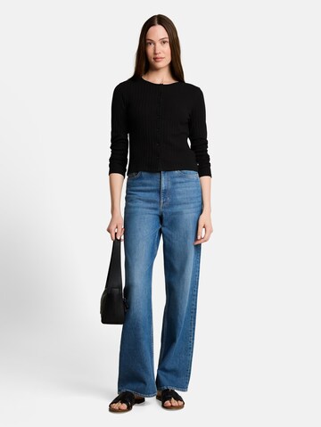 TOM TAILOR DENIM Knit Cardigan in Black