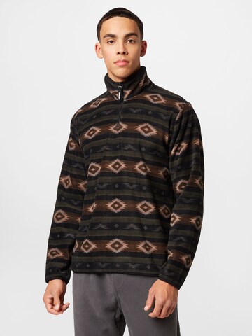 Hurley Sportsweatshirt in Zwart: voorkant