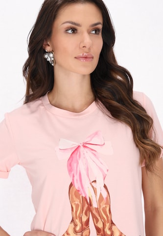 faina - Camisa em rosa