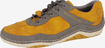 TOM TAILOR Athletic Lace-Up Shoes in Yellow: front