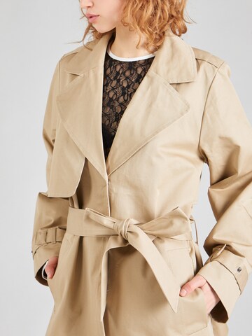 Moves Between-seasons coat 'Inas' in Beige