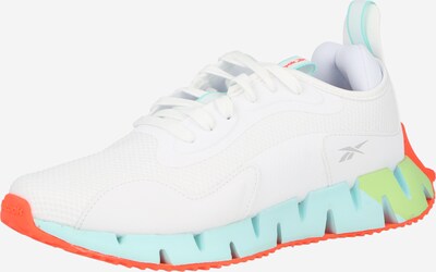 REEBOK Sportovní boty 'ZIG DYNAMICA' - šedá / nefritová / světle zelená / oranžově červená / bílá, Produkt
