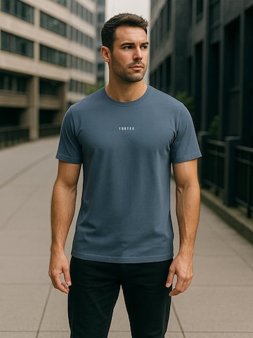 Fortex Fitness Shirt 'Everyday T-shirt' in Blauw