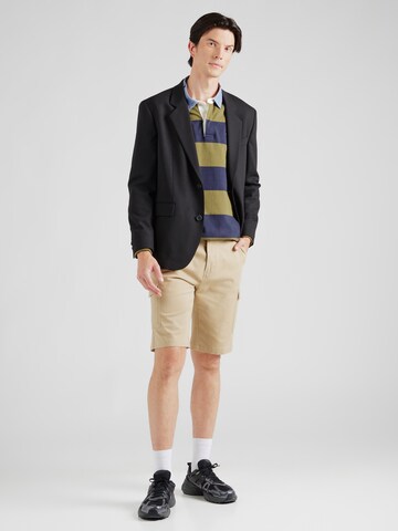 BLEND Regular Cargo Pants 'BHMason' in Beige