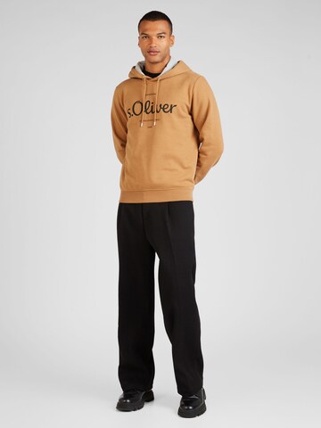 s.Oliver Sweatshirt in Brown