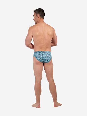 HOM Badehose ' Swim Mini Briefs Camaiore ' in Blau