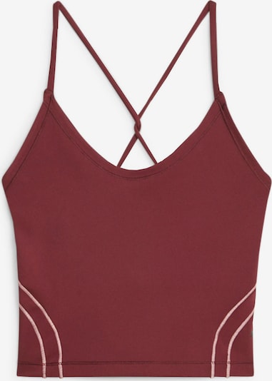 PUMA Sports top in Pink / Wine red / Black, Item view