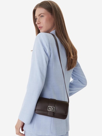 ARMANI EXCHANGE - Bolso de hombro 'XW002567 AF12039' en marrón: frente