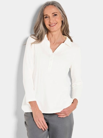 Goldner Shirt in Wit: voorkant