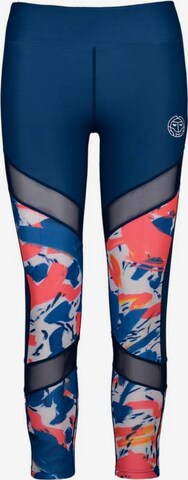 BIDI BADU Regular Workout Pants 'Aayana Tech Tight' in Blue: front