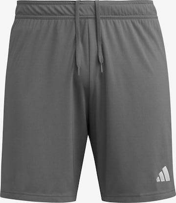 ADIDAS PERFORMANCE Regular Workout Pants 'Tiro 23' in Grey: front