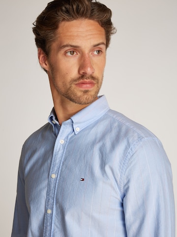 TOMMY HILFIGER Regular fit Overhemd 'Heritage' in Blauw