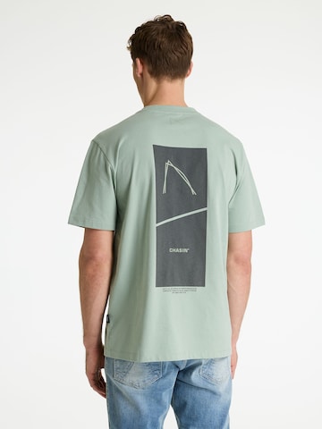 CHASIN' T-Shirt 'Trez' in Grün