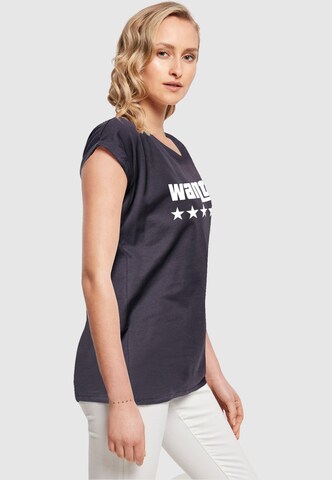 T-shirt 'Wanted' Merchcode en bleu