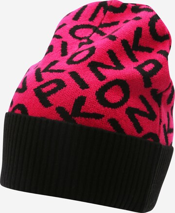 PINKO Beanie 'FRAPPATO' in Pink: front