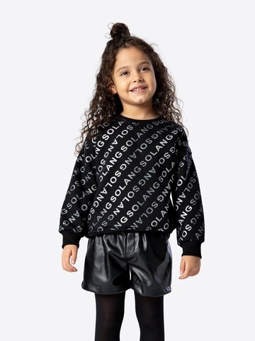 Sweat-shirt Solang en noir : devant