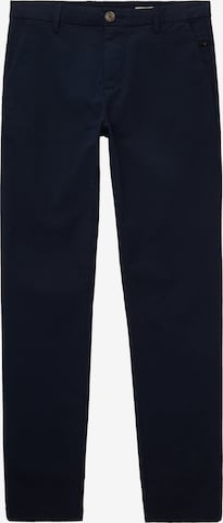 TOM TAILOR - Slimfit Pantalón chino en azul: frente