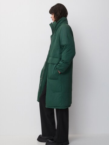 Manteau mi-saison Pull&Bear en vert