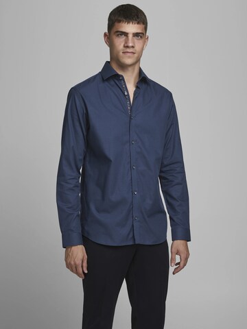 Slim fit Camicia di JACK & JONES in blu