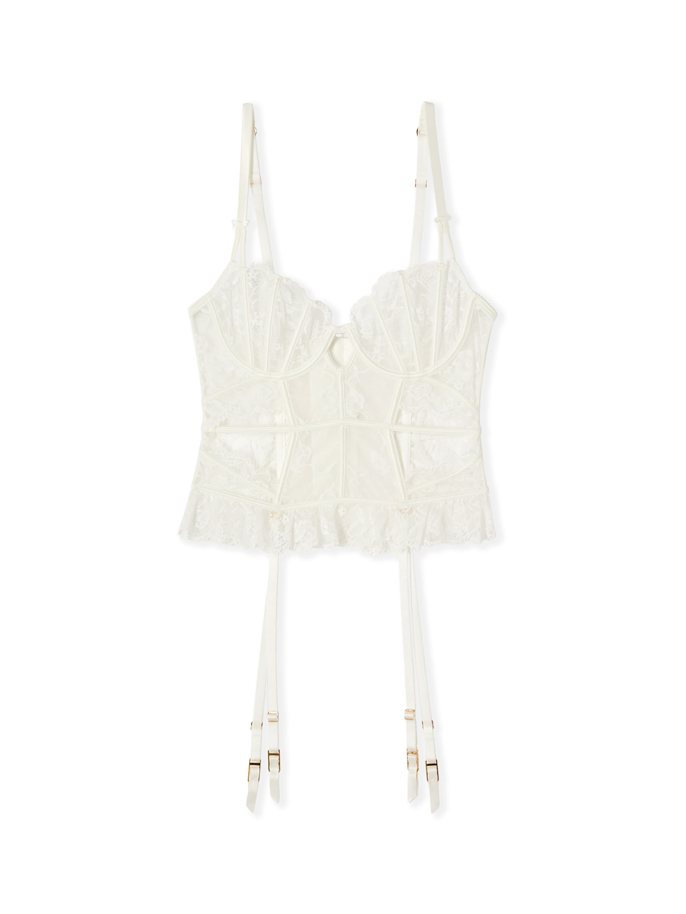 Corsetto di ETAM in bianco: frontale