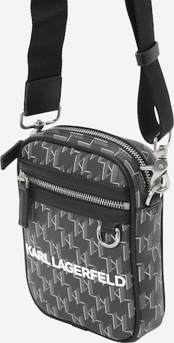 Karl Lagerfeld Crossbody Bag in Black: front