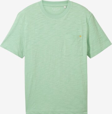 T-Shirt TOM TAILOR en vert : devant