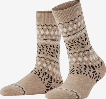 FALKE Socken 'Cosy Wool Special Edition' in Beige: Vorderseite