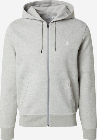 Polo Ralph Lauren Sweat jacket in Grey: front