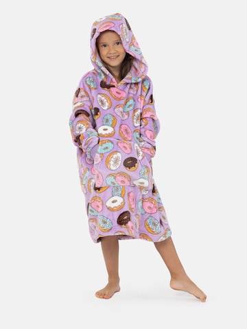 LEAFLETIC Bathrobe in Purple